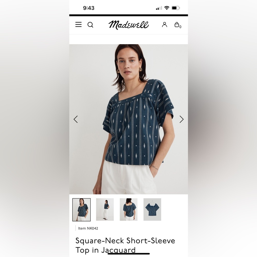 Madewell M top